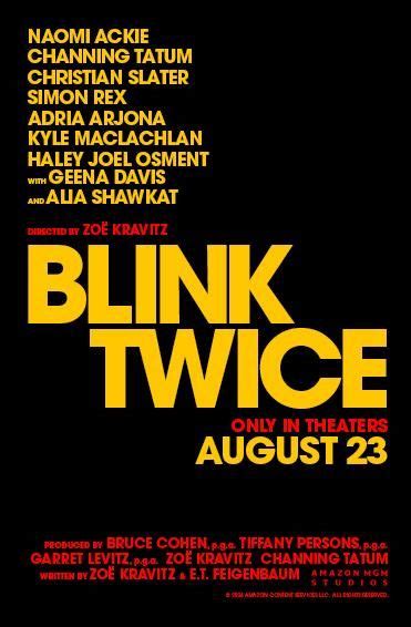 blink twice movie cast